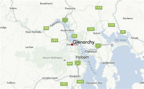 map of glenorchy tasmania
